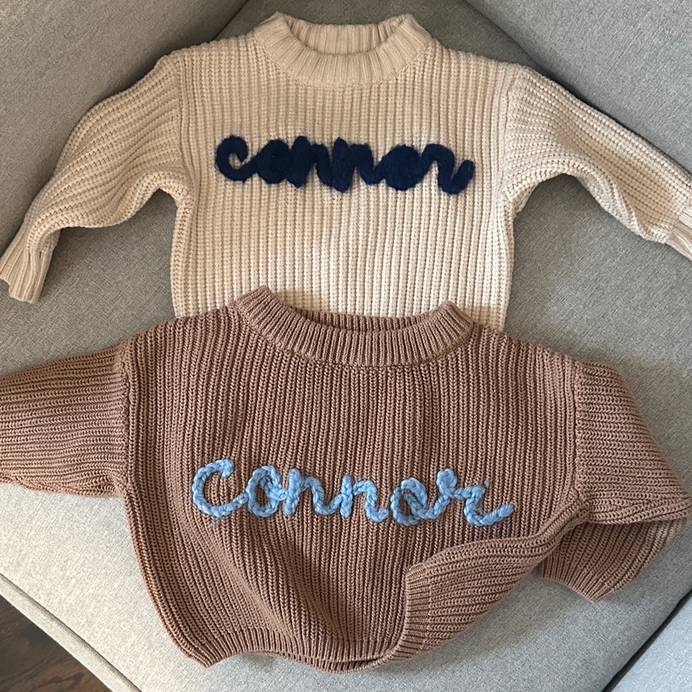 2 Etsy “Connor” Sweaters